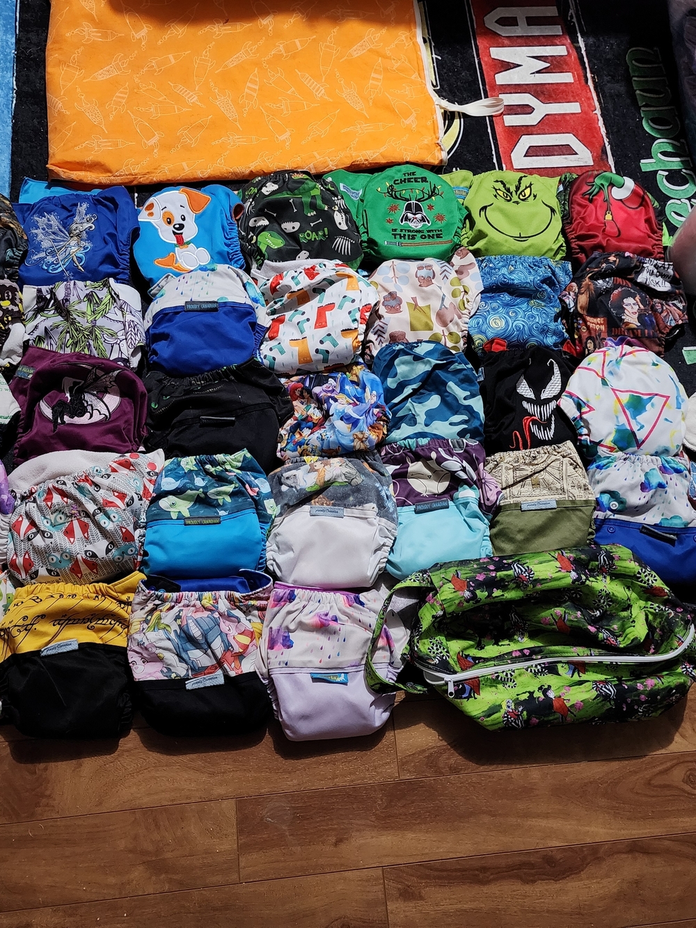 Assorted Baby Cloth Diapers - Multicolor